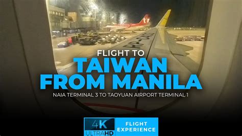 flights to taiwan from manila